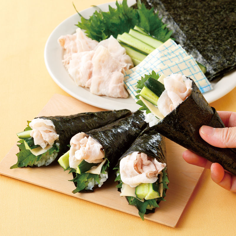 ツナマヨ風味のしゃぶしゃぶ手巻き