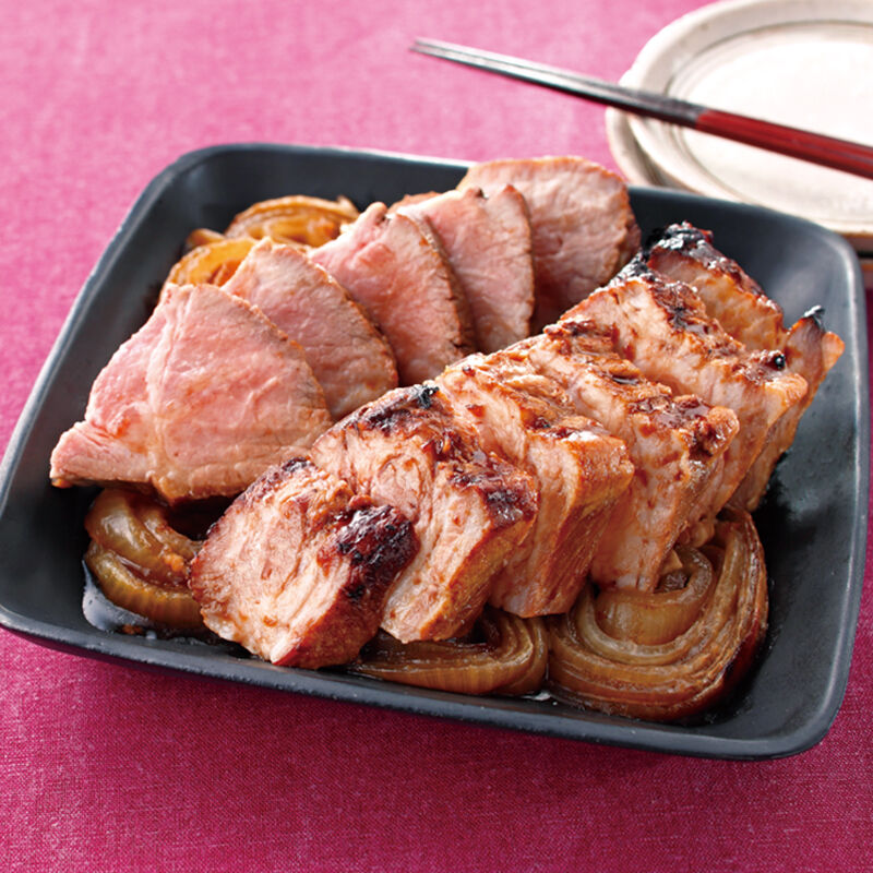 豚ブロック肉の和風オーブン焼き