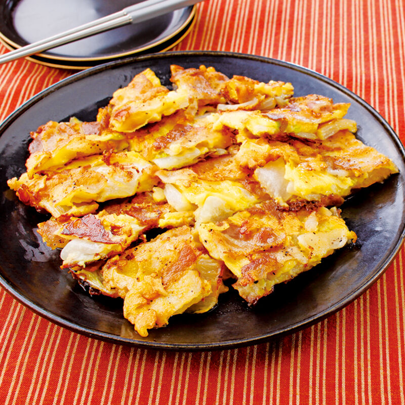 白菜のシャキとろチヂミ