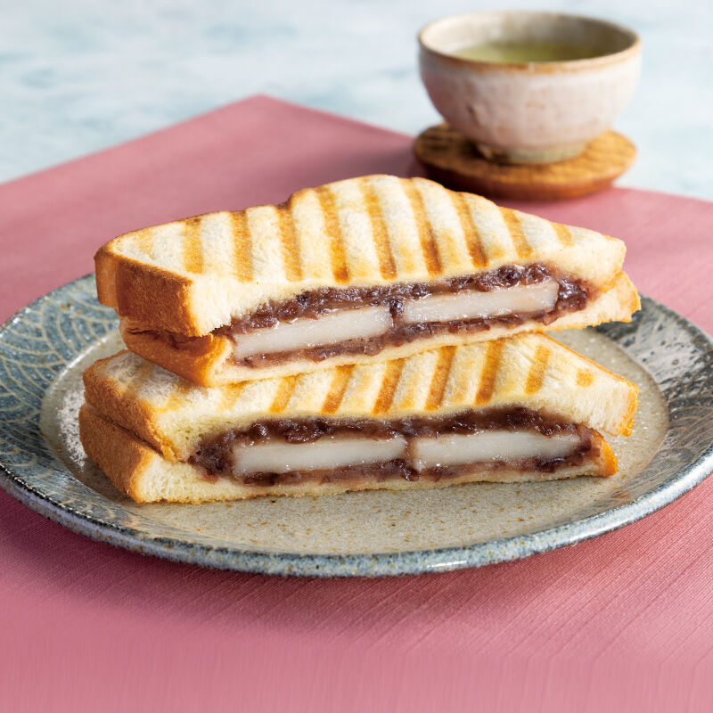 あんバター餅ホットサンド