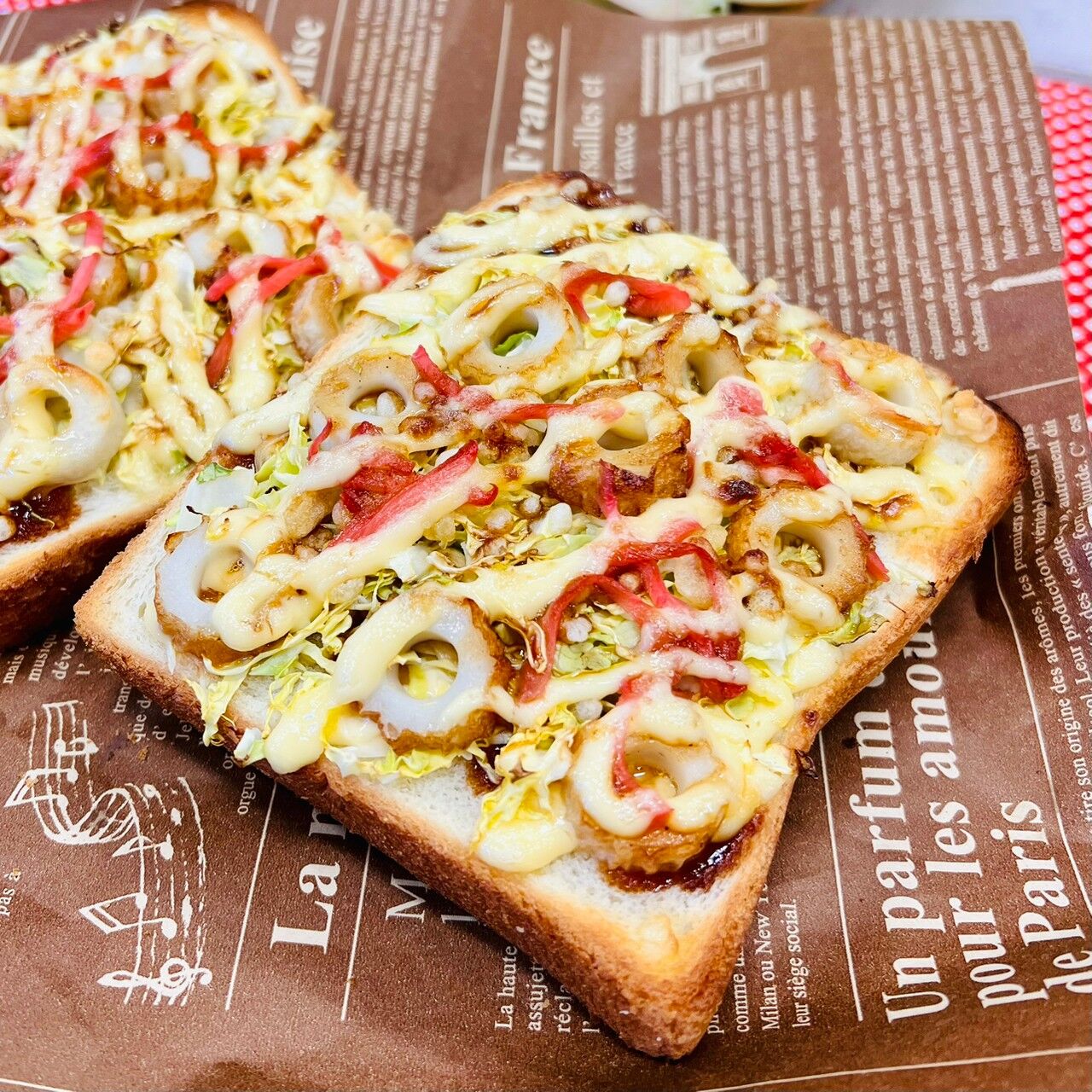 春キャベツのお好み焼き味パン