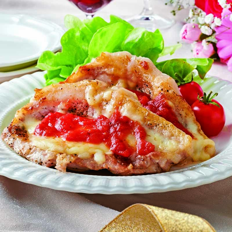 豚肉のサルティンボッカ風