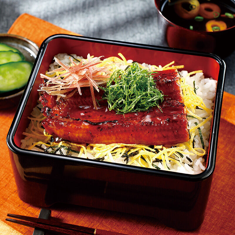 大葉とみょうがで美味しいうな重
