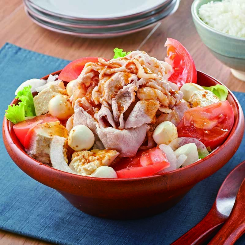 ごはんに合う!しゃぶしゃぶサラダ