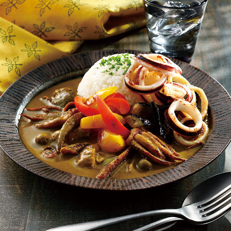いかのだしが利いたグリーンカレー
