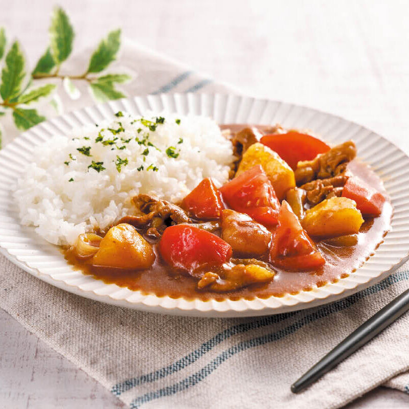 豚トマカレー