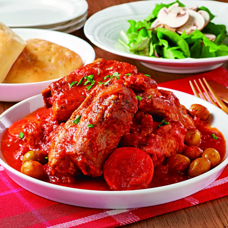 豚スペアリブのトマト煮込み