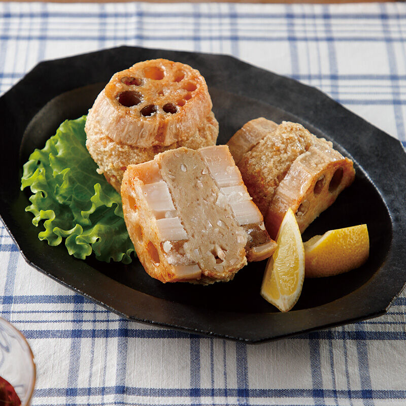 れんこんのはさみ揚げ