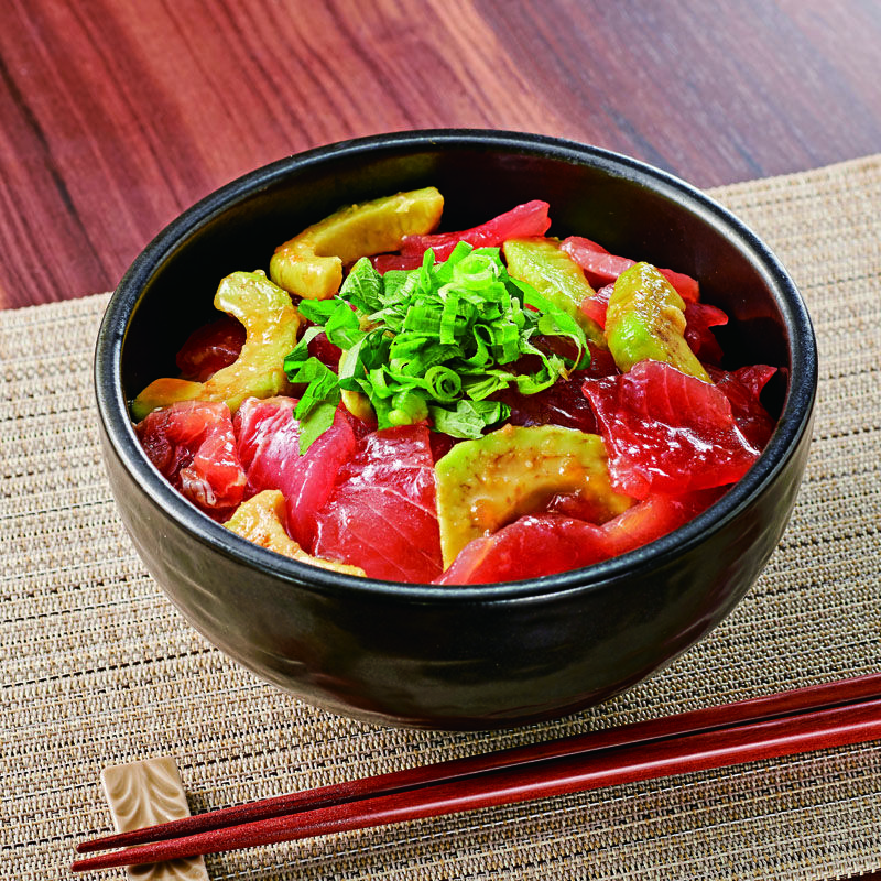 まぐろのにんにく香る漬け丼