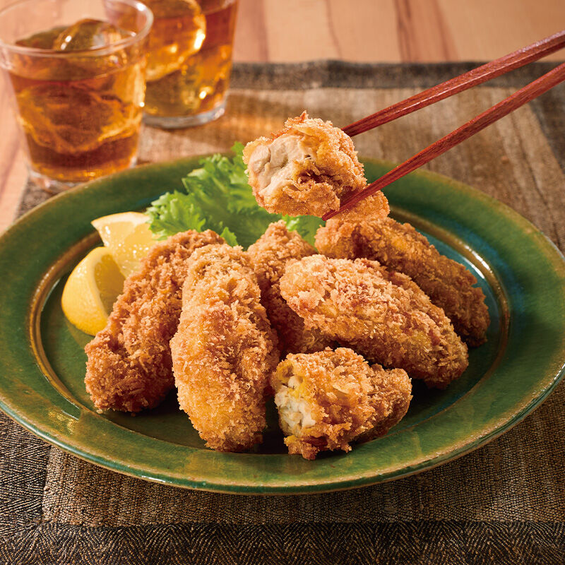 カレー風味のかきフライ