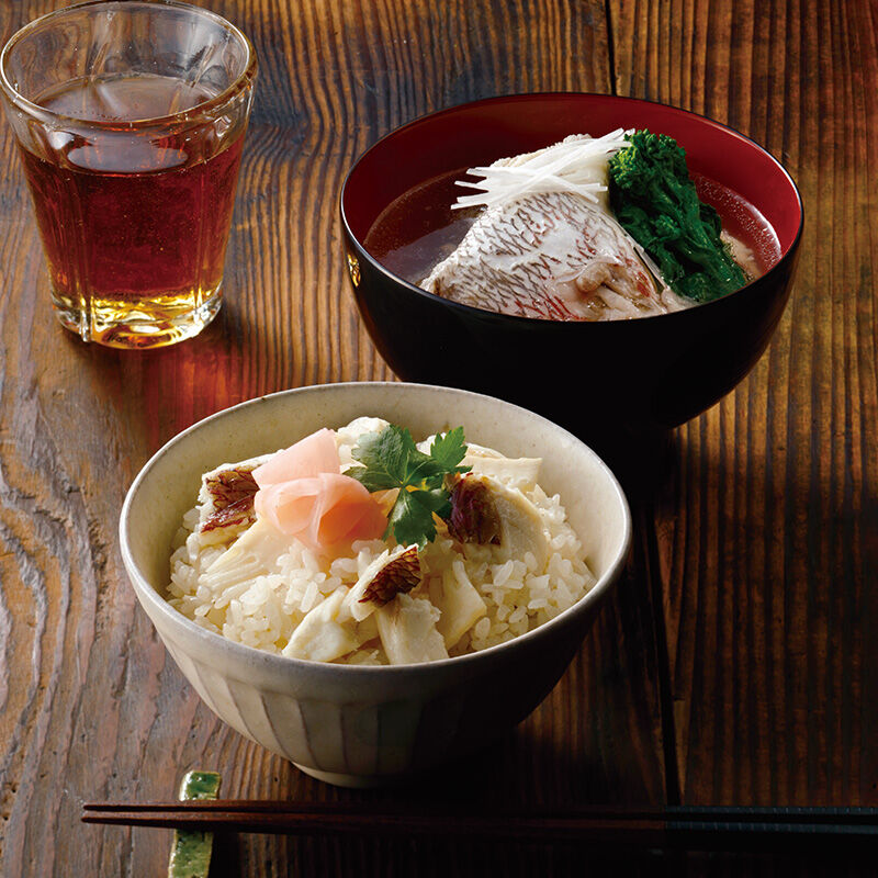 鯛めし＆うしお汁