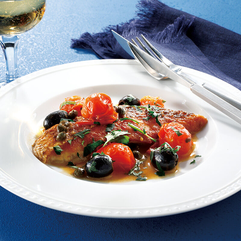 真鯛のアクアパッツァ