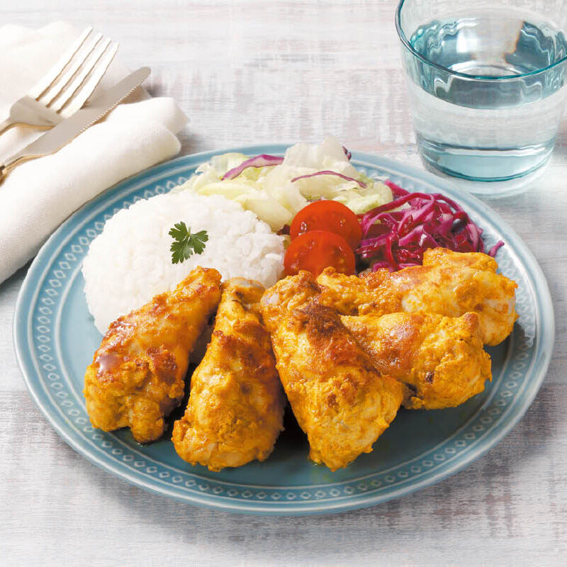 材料4つで作る！まろやかタンドリーチキン