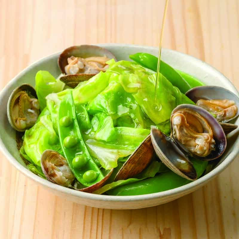 オリーブオイルが決め手！春を味わう酒蒸し