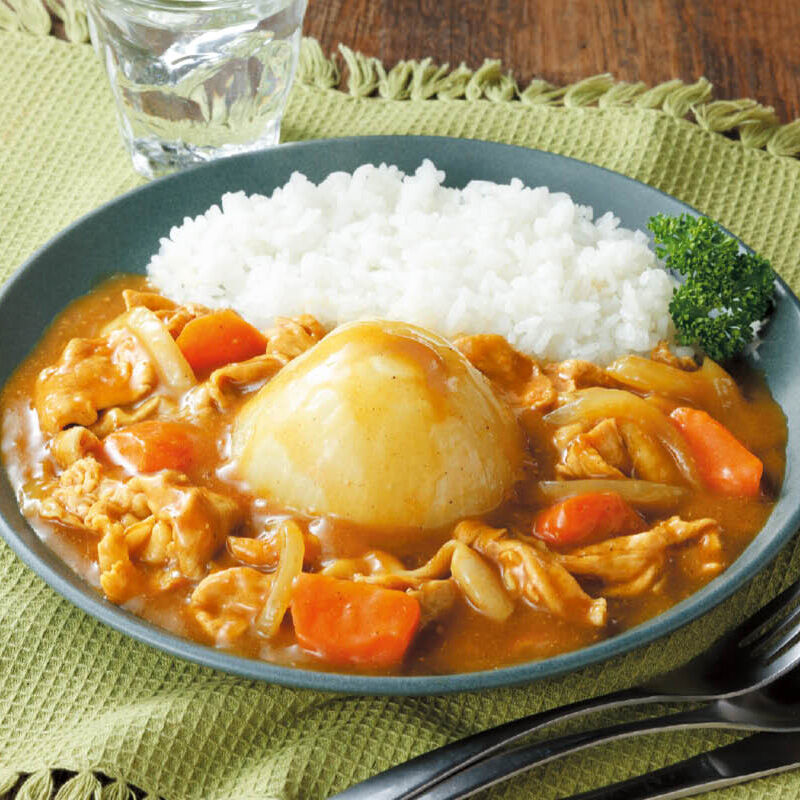 甘みたっぷり！玉ねぎ丸ごとカレー
