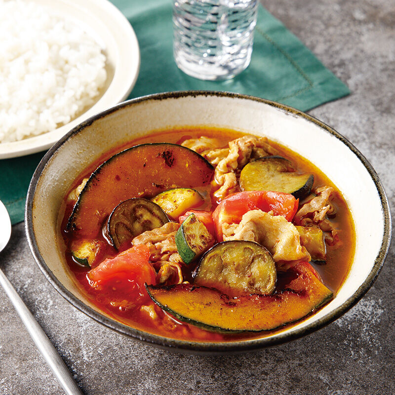 夏に食べたい かぼちゃがおいしいスープカレー
