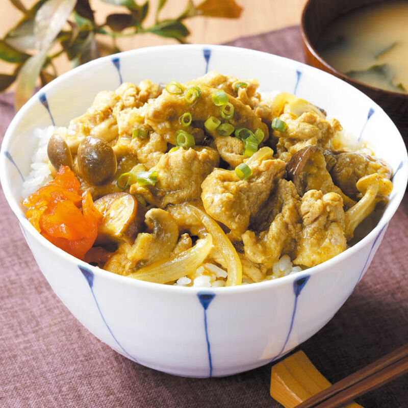 カレー味のまろやか豚丼