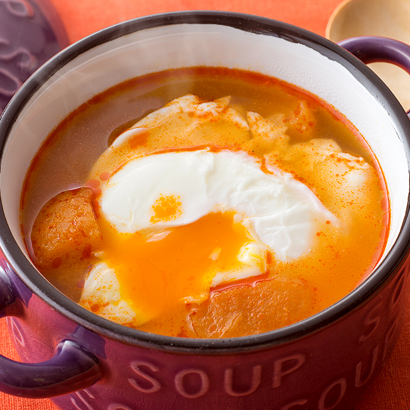 にんにくと卵のスープ