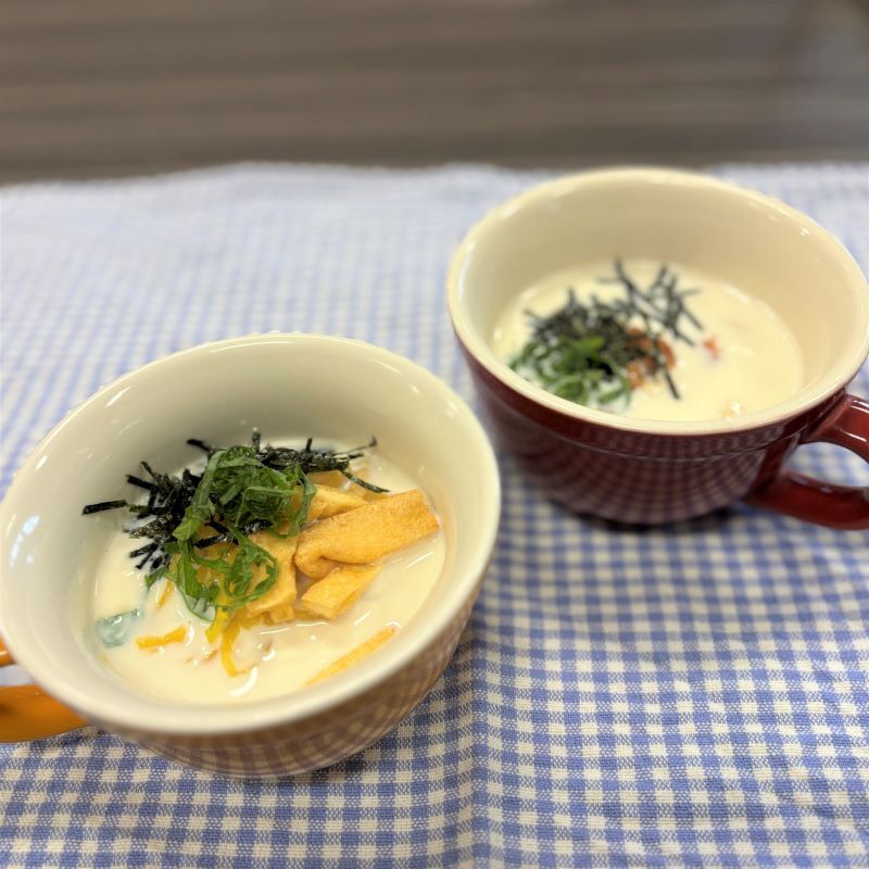 食感楽しい♪食べるクリーミースープ