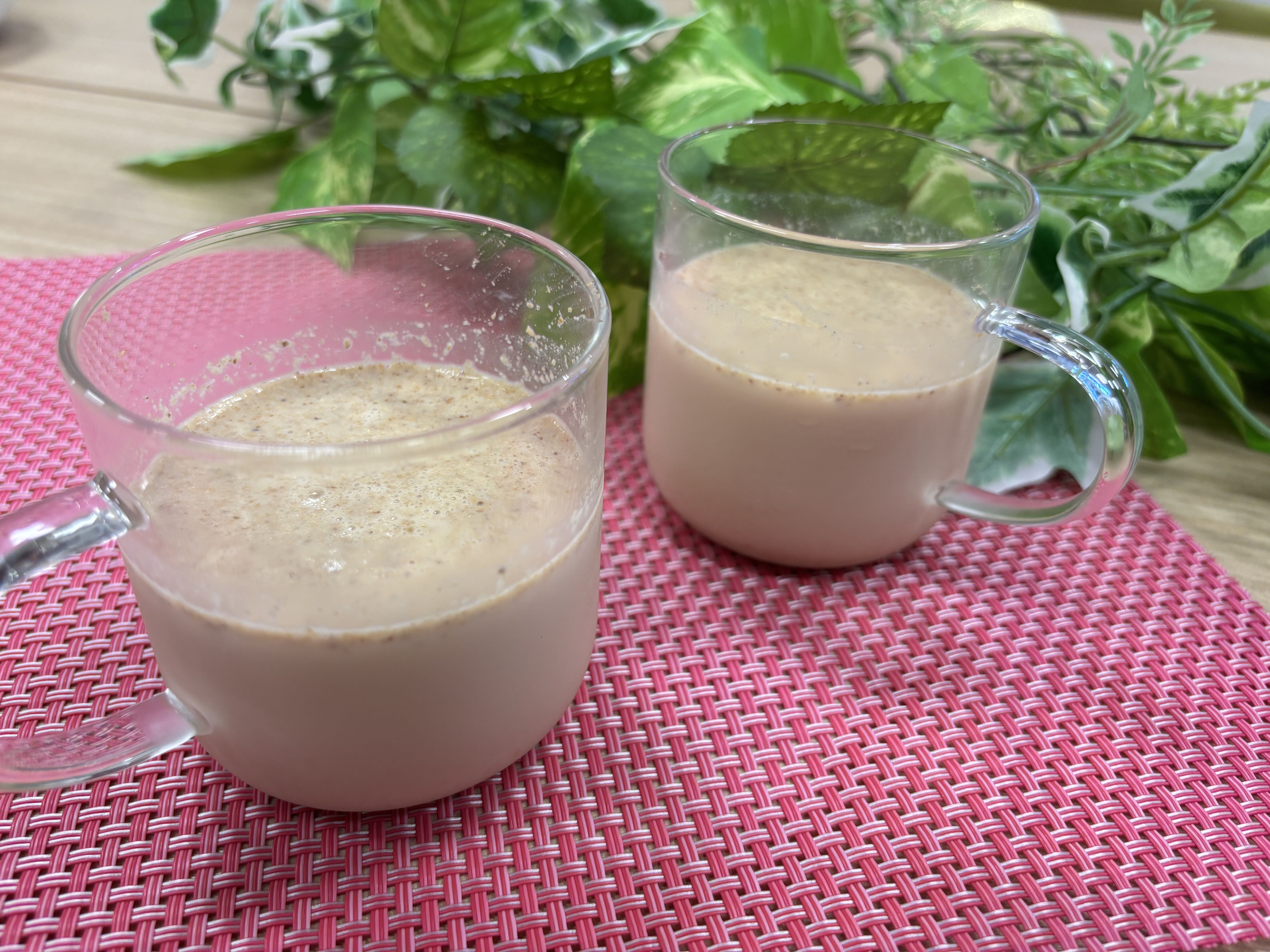 炒りぬかときなこの豆乳ドリンク