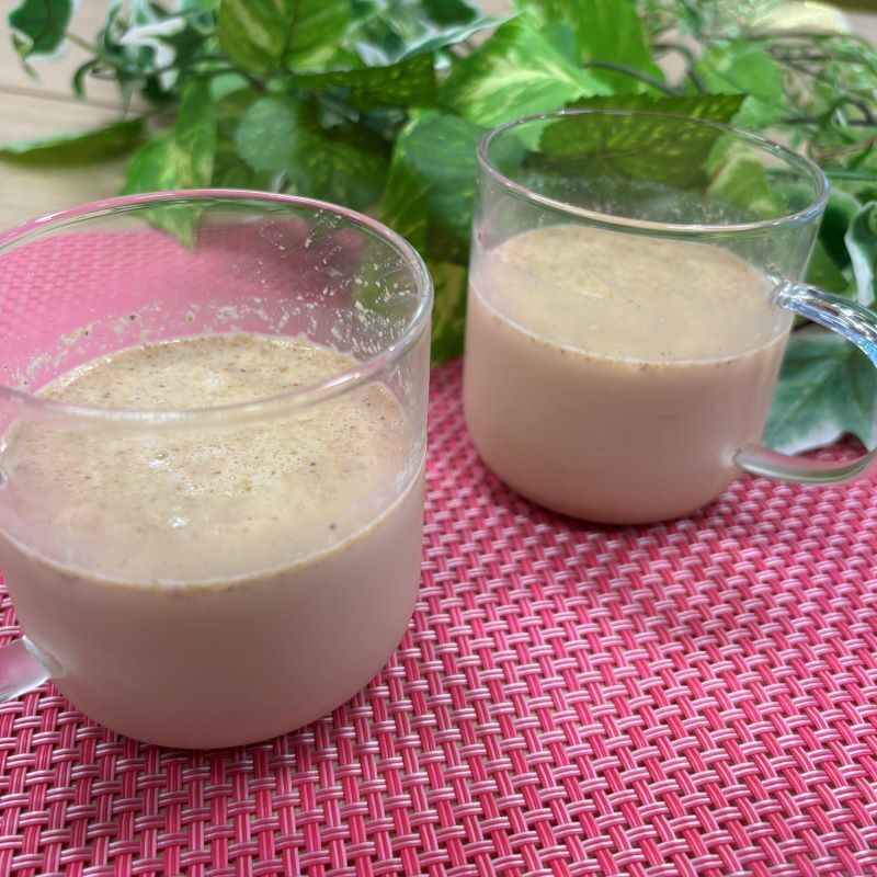 炒りぬかときなこの豆乳ドリンク